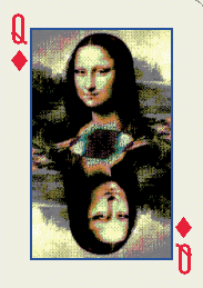 Mona - Queen of Diamonds (digital image)