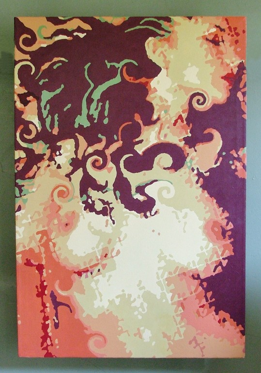 "Ivy" (acrylic on canvas)