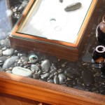 Two panes of glass